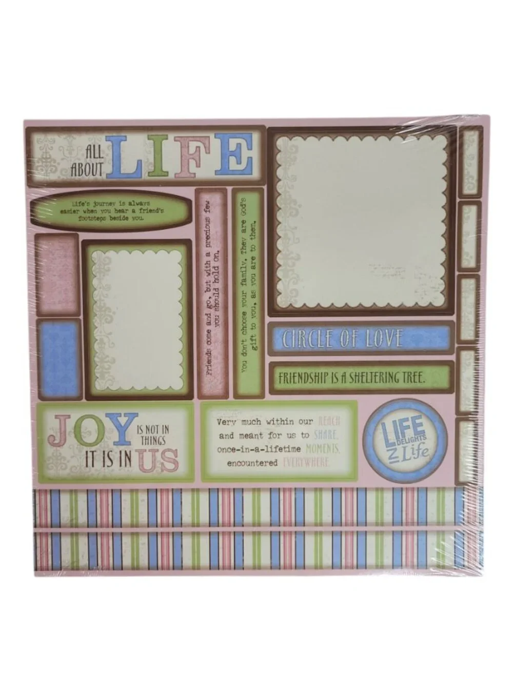 Close to My Heart Life Delights Memory Showcase Scrapbook Kit 2007 Z9030 NEW